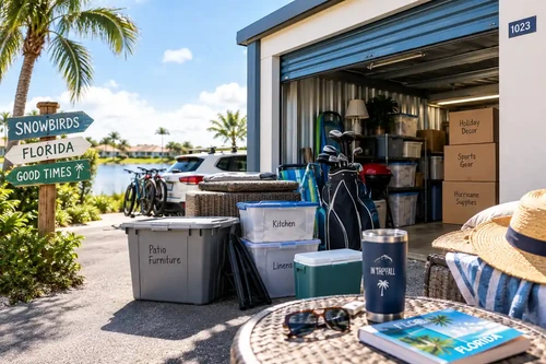Snowbird Storage in Sunny Florida